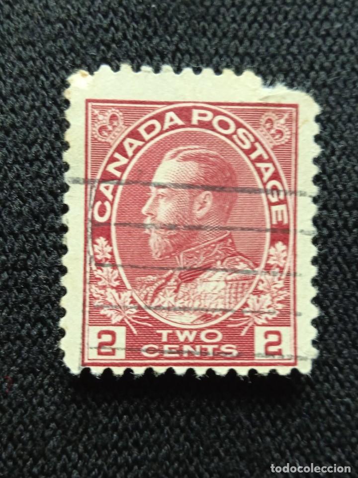 Sellos: CANADA 2 CENTS REY GEORGE V.. A&Ntilde;O 1910.. - Foto 1