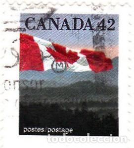 Sellos: 1991 - CANADA - BANDERA - YVERT 1222 - Foto 1