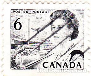 Sellos: 1967 - CANADA - ISABEL II - TRANSPORTE - YVERT 382Ba - Foto 1