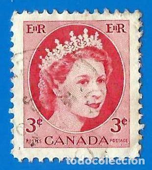 Sellos: CANADA. 1954. REINA ISABEL II - Foto 1