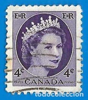Sellos: CANADA. 1954. REINA ISABEL II - Foto 1