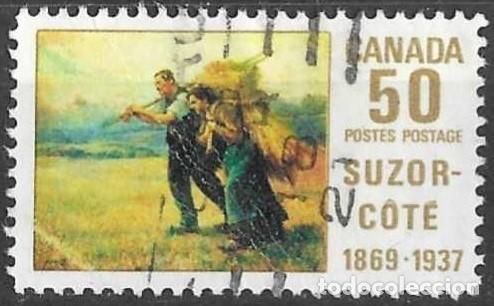 Sellos: SELLO USADO DE CANADA 1969, YT 413 - Foto 1