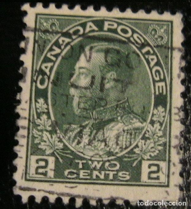 Sellos: CANADA SELLO TWO CENT - 2 CENTIMOS GEORGE V - 1910 / 1920 - Foto 1