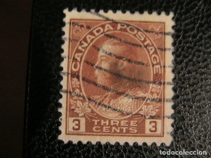 Sellos: CANADA SELLO THREE CENT - 3 CENTIMOS GEORGE V - 1910 / 1920 - Foto 1