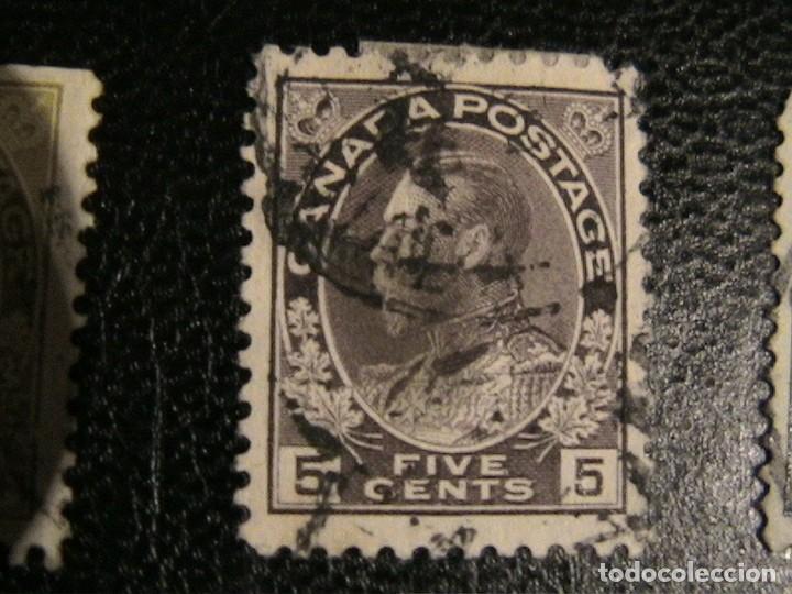 Sellos: CANADA SELLO FIVE CENT - 5 CENTIMOS GEORGE V - 1910 / 1920 - Foto 1