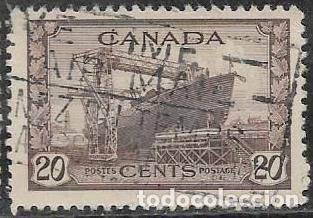 Sellos: CANAD&Aacute; YVERT 216, BARCOS - Foto 1