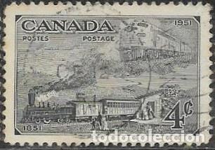 Sellos: CANAD&Aacute; YVERT 246, TRENES - Foto 1