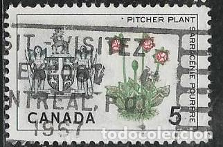 Sellos: CANAD&Aacute; YVERT 352, FLORA - Foto 1