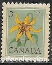 Sellos: CANAD&Aacute; YVERT 627, FLORA - Foto 1
