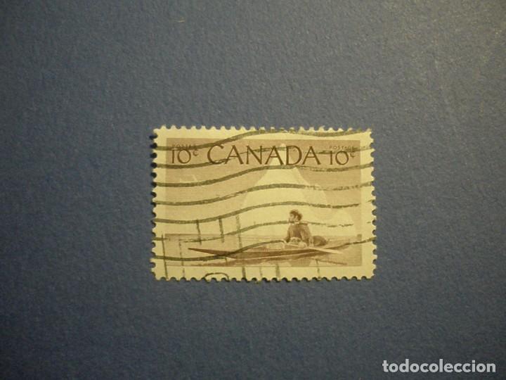 Sellos: CANADA - LAGOS Y GLACIARES - CANOA CANADIENSE. - Foto 1
