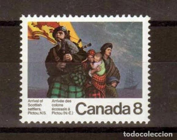 Sellos: Canad&aacute; - Centenario llegada colonos escoceses - Nuevo - Foto 1