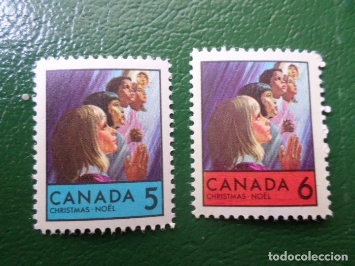 Sellos: canada, 1969, navidad, Yvert 417/18 - Foto 1
