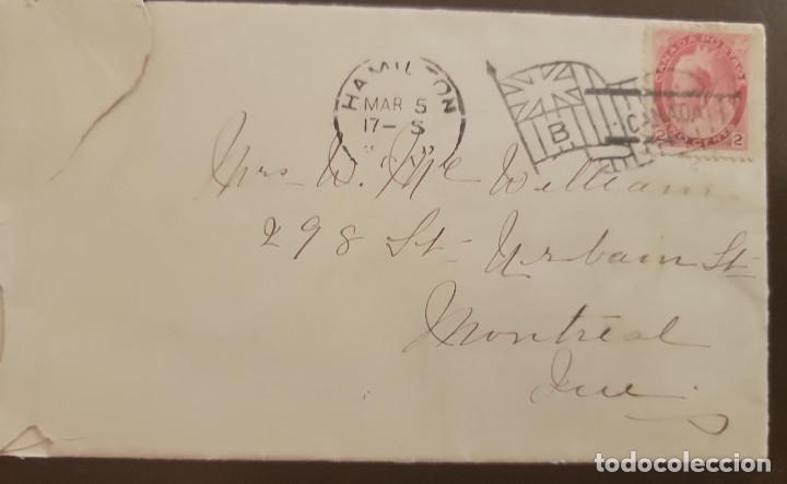 Sellos: SO) LETTER FROM CANADA, CIRCULATED - Foto 1