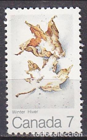 Sellos: CANADA 1971 - HOJAS DE ARCE - YVERT 458A** - Foto 1