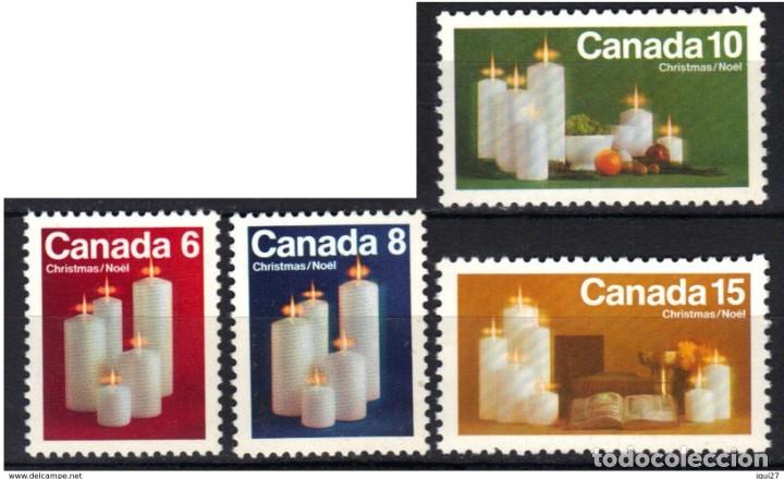 Sellos: CANADA 1972 - NAVIDAD - YVERT 489-492** - Foto 1