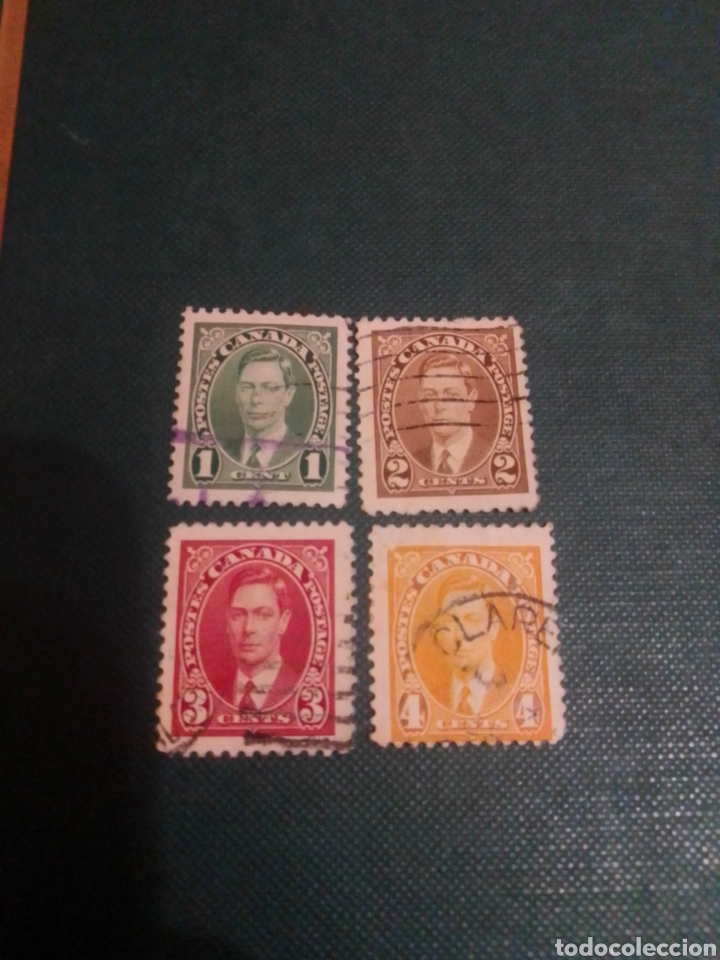 Sellos: Canad&aacute; Jorge VI - Foto 1
