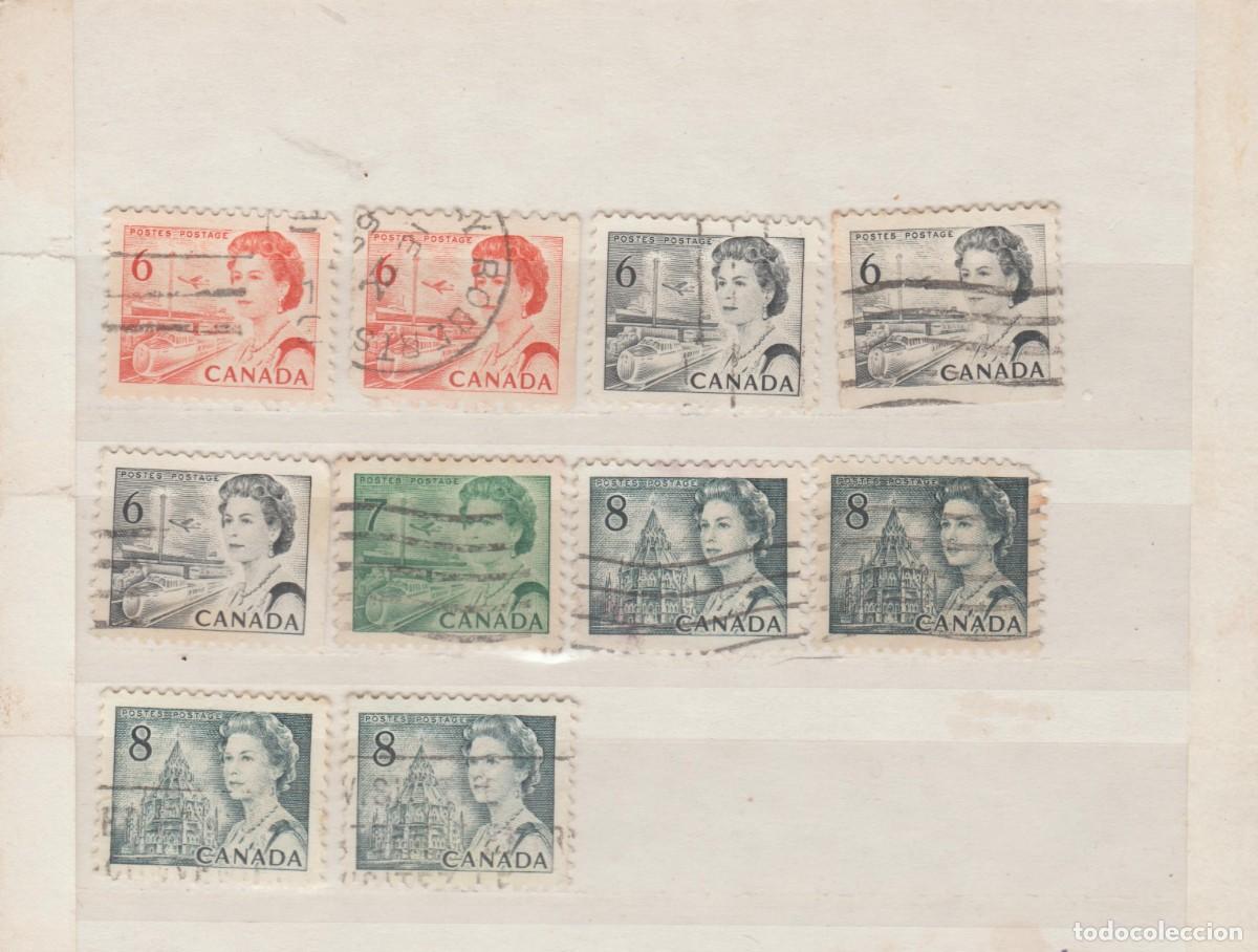 Sellos: CANAD&Aacute;, LOTE ISABEL II. - Foto 3