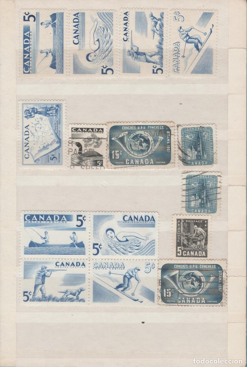 Sellos: LOTE DE CANAD&Aacute;, A&Ntilde;O 1957. - Foto 1