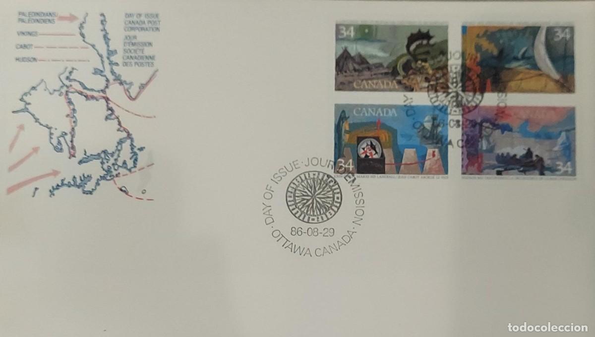 Sellos: J) 1986 CANADA, LANDSCAPE, MULTIPLE STAMPS, FDC - Foto 1