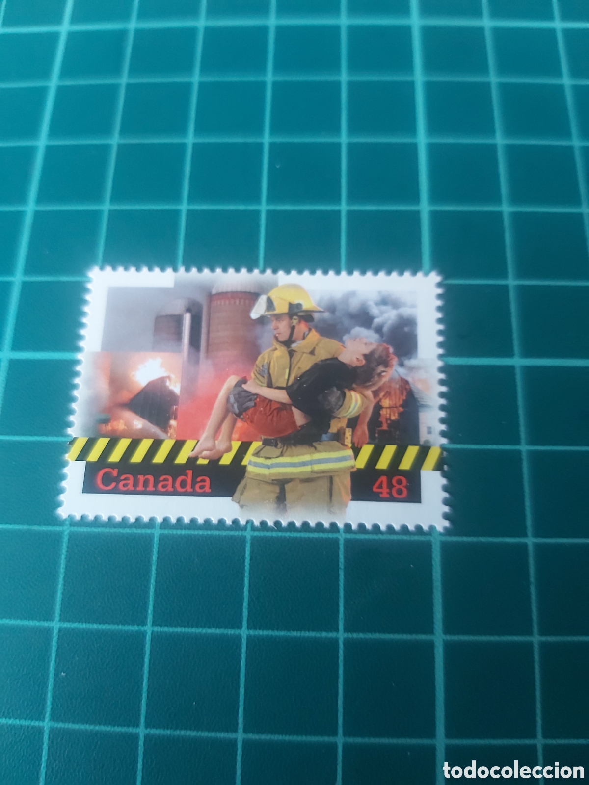 Sellos: Bomberos serie completa nuevo 2003 Canad&aacute; - Foto 1