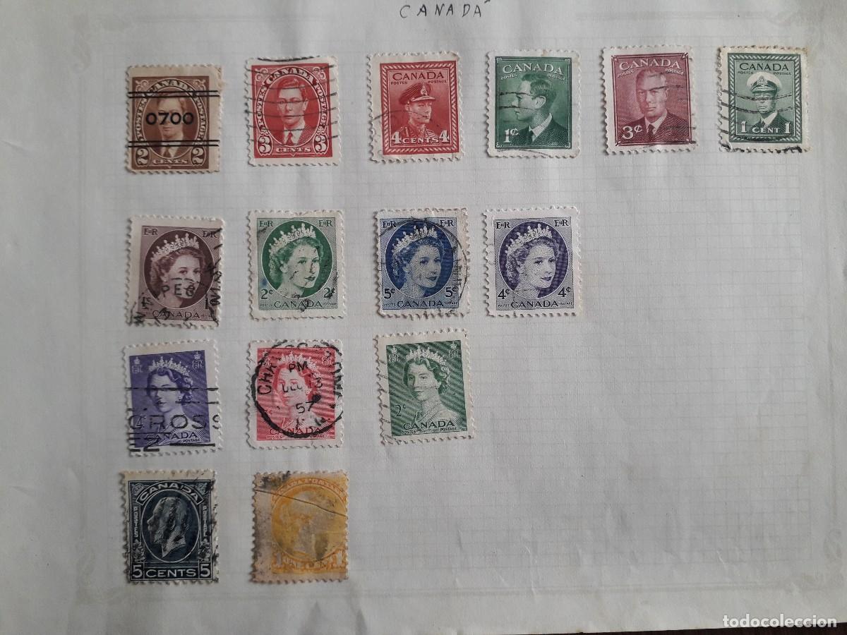 Sellos: lote de 15 sellos de Canad&aacute;. - Foto 1