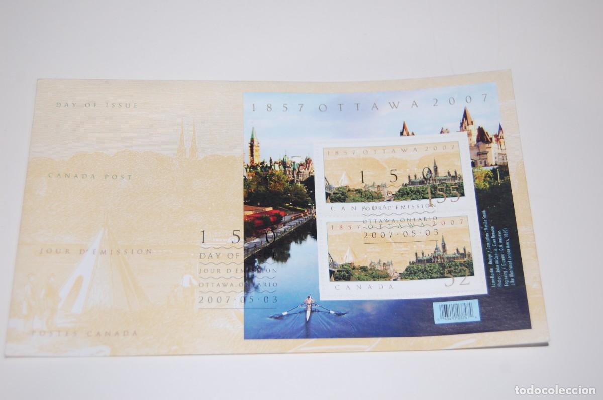 Sellos: 2 SOBRES PRIMER DIA CANADA - OTTAWA - 2007 - - Foto 3