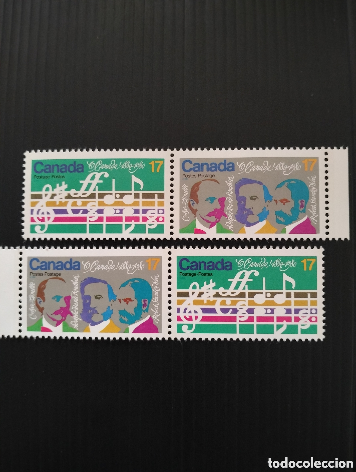 Sellos: CANAD&Aacute; 1980 HIMNO NACIONAL - Foto 1