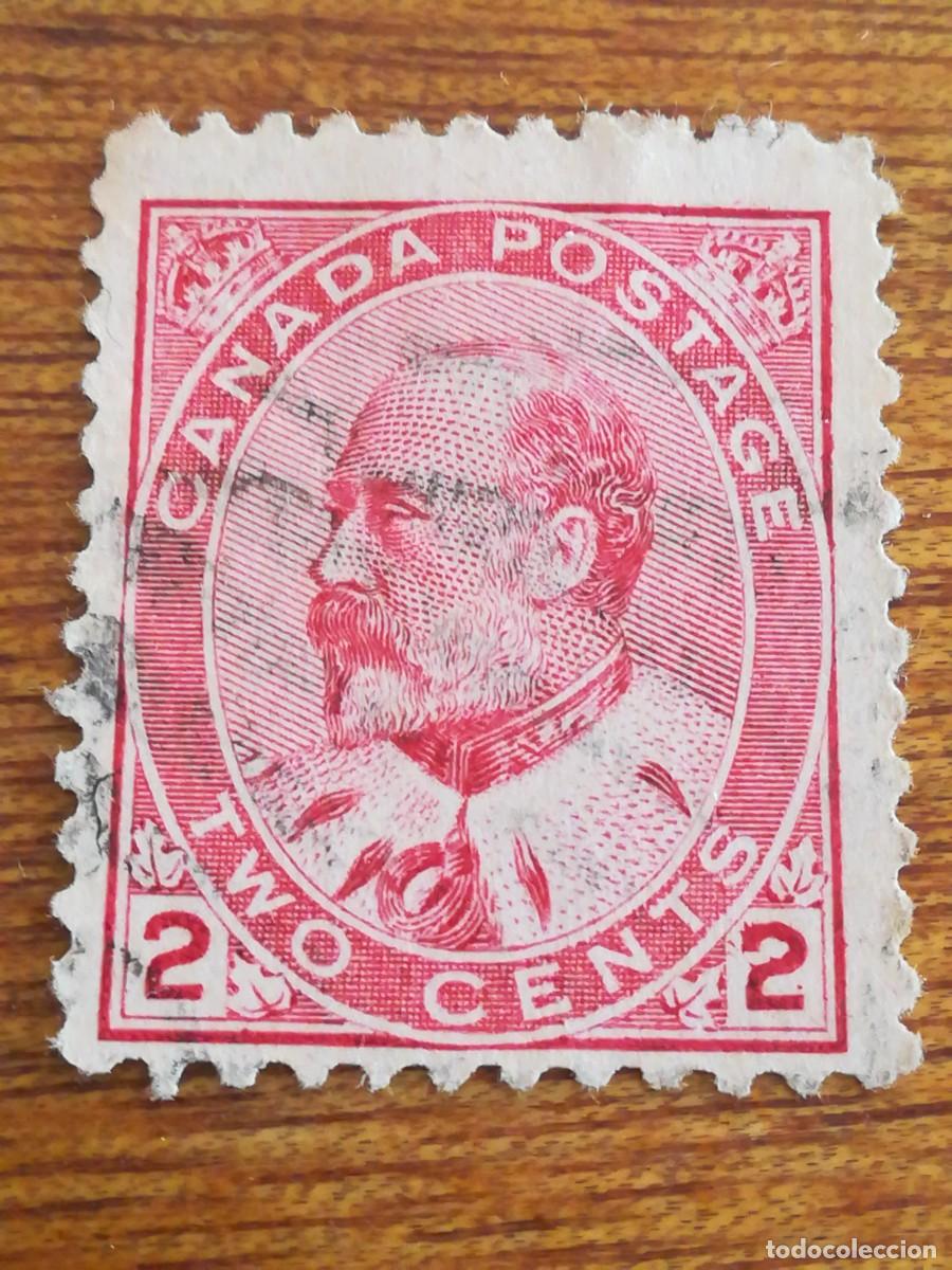 Sellos: Antiguo sello Canad&aacute; 2 cents, usado - Foto 1