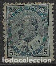 Sellos: CANAD&Aacute;, 1903, YVERT T. n&ordm; 80 (o) - Foto 1
