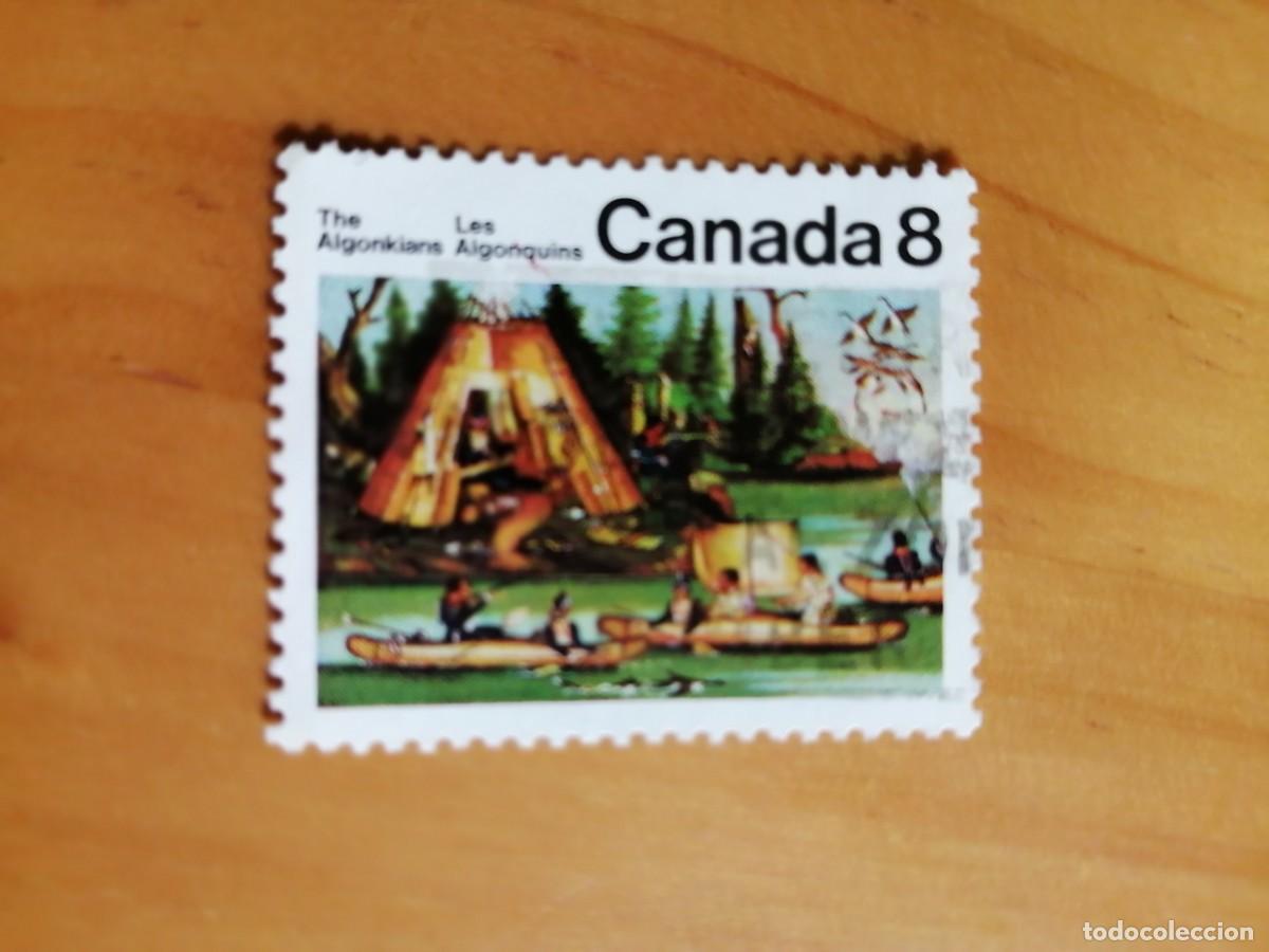 Sellos: CANADA - VALOR FACIAL 8 - LES ALGONQUINS - - Foto 1