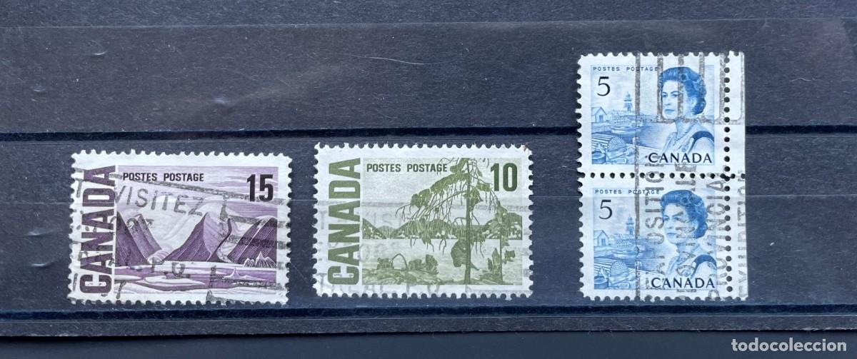 Sellos: Canada - lote 3 ejemplares variados - usados - Foto 1
