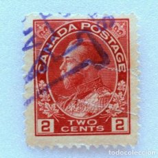 Sellos: SELLO POSTAL CANADA 1911 2 C REY GEORGE V