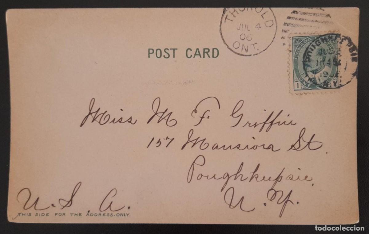 Sellos: SL) 1906 CANADA WATERFALL POSTCARD - Foto 2