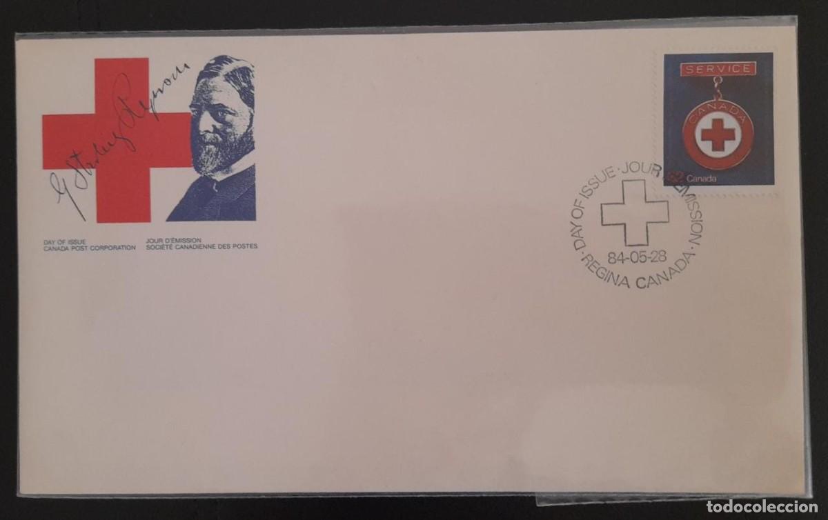 Sellos: SL) 1984 CANADA RED CROSS FDC - Foto 1
