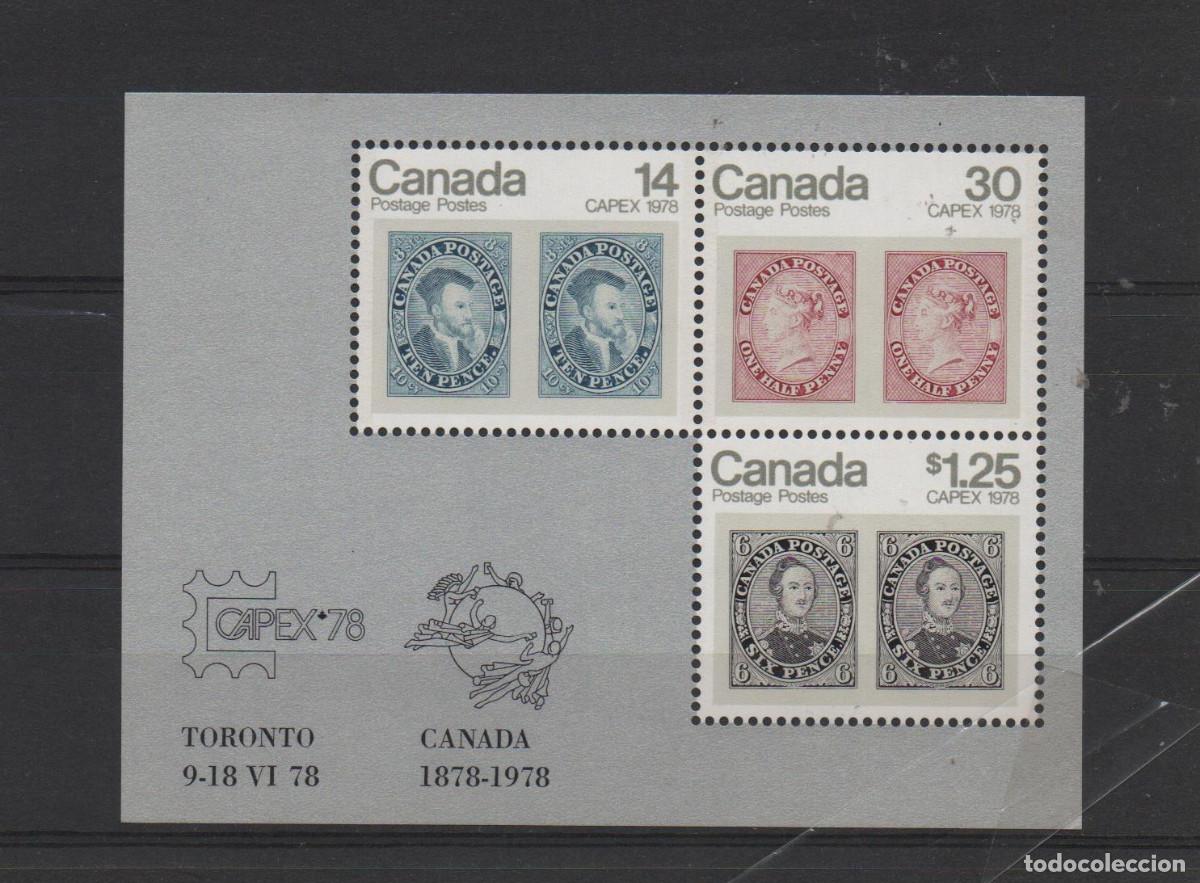 Sellos: Hoja bloque nueva de Canad&aacute; de 1978 - Foto 1