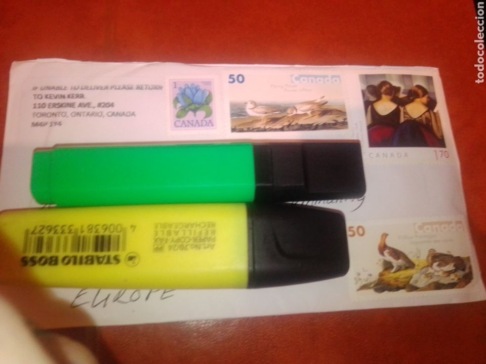 Sellos: Sobre franqueado Canad&aacute; - Foto 1