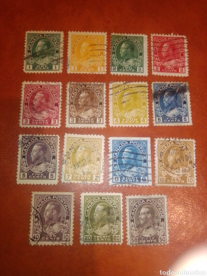 Sellos: Canad&aacute; 1911 Jorge V Almirante - Foto 1