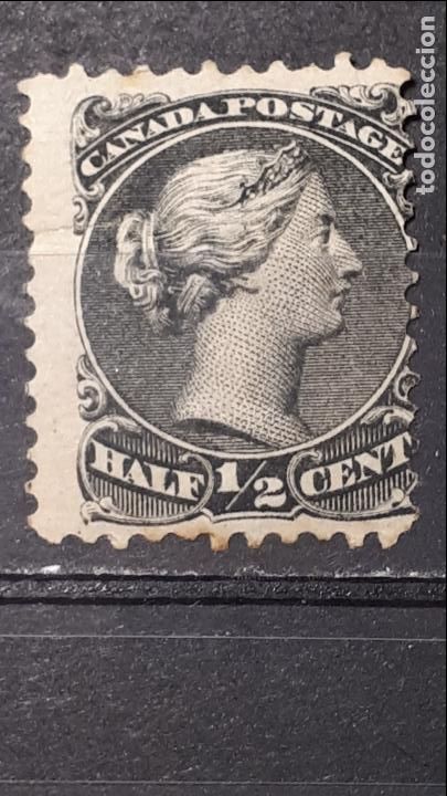 Sellos: CANAD&Aacute;. A&Ntilde;0 1868-90. &deg;. YVERT 17A - Foto 1