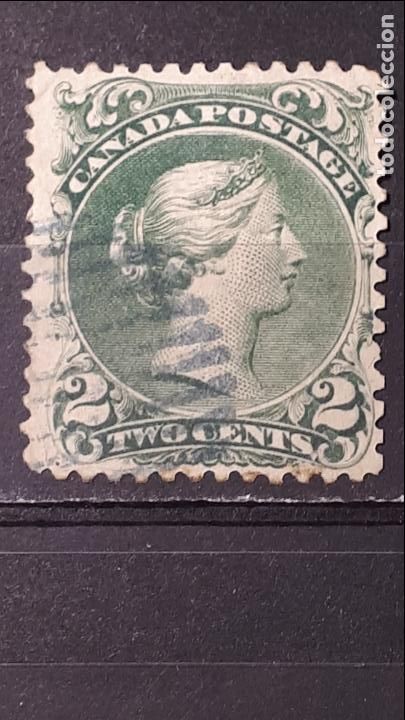 Sellos: CANAD&Aacute;. A&Ntilde;0 1868-90. &deg;. YVERT 20 - Foto 1