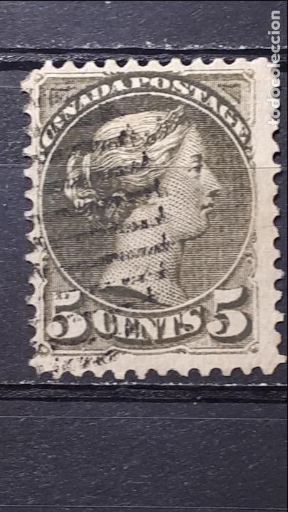 Sellos: CANAD&Aacute;. A&Ntilde;0 1870-93. &deg;. YVERT 31a - Foto 1