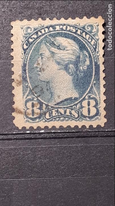 Sellos: CANAD&Aacute;. A&Ntilde;0 1870-93. &deg;. YVERT 33a - Foto 1