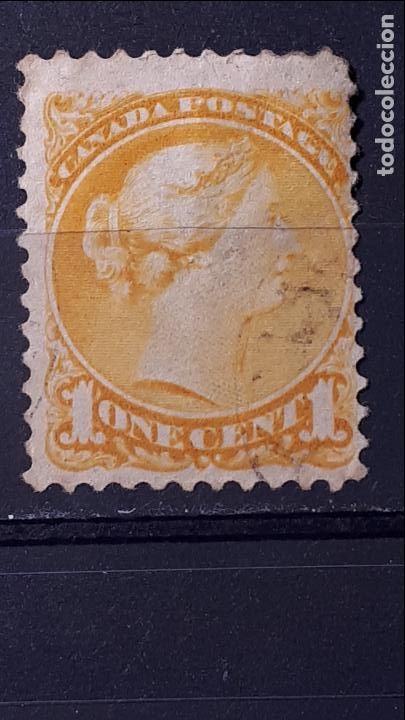 Sellos: CANAD&Aacute;. A&Ntilde;0 1870-93. &deg;. YVERT 28a - Foto 1