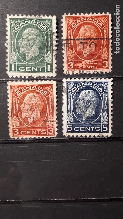 Sellos: CANAD&Aacute;. A&Ntilde;0 1932 &deg;. Yvert 161,63 y 65 - Foto 1