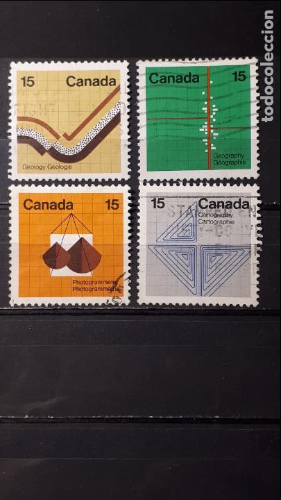 Sellos: CANAD&Aacute;. A&Ntilde;0 1972 **. Yvert 485/8 - Foto 1