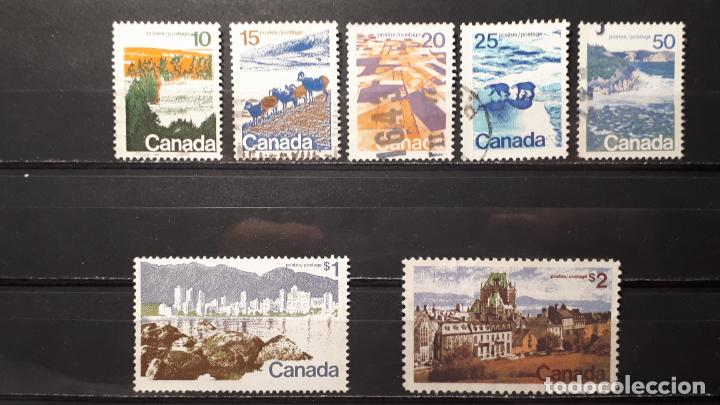 Sellos: CANAD&Aacute;. A&Ntilde;0 1972 &deg;/(*). Yvert 471/77 - Foto 1