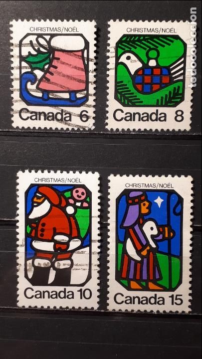 Sellos: CANAD&Aacute;. A&Ntilde;0 1973 &deg;. Yvert 515/18 - Foto 1