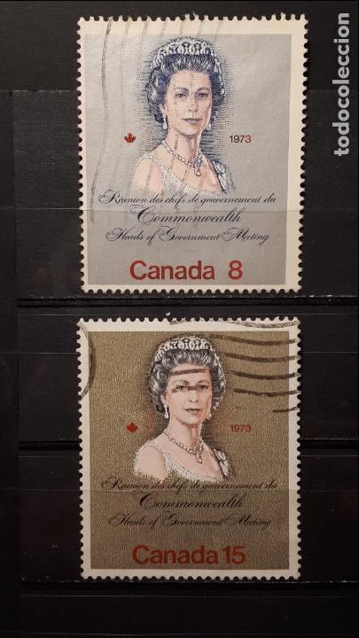 Sellos: CANAD&Aacute;. A&Ntilde;0 1973 &deg;. Yvert 503/4 - Foto 1