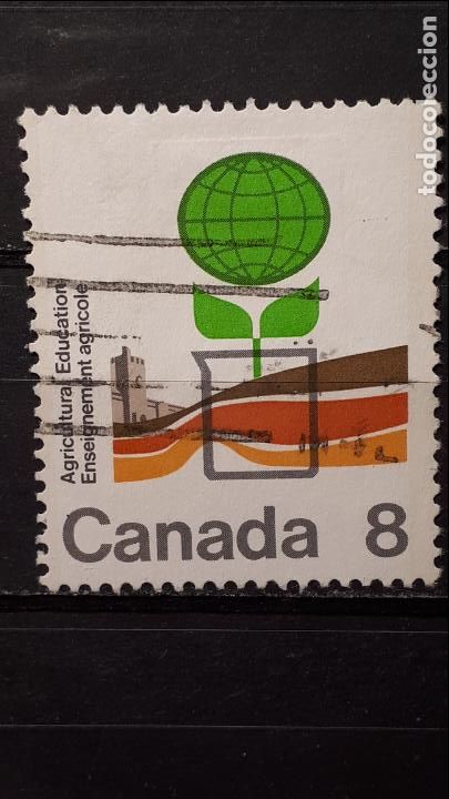 Sellos: CANAD&Aacute;. A&Ntilde;0 1974 &deg;. Yvert 540 - Foto 1