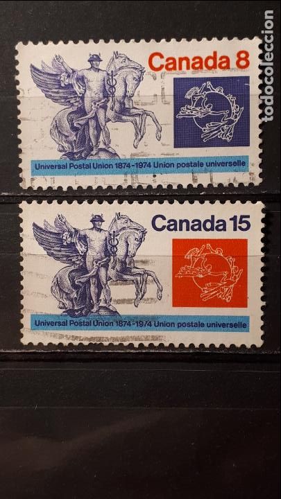 Sellos: CANAD&Aacute;. A&Ntilde;0 1974 &deg;. Yvert 548/9 - Foto 1