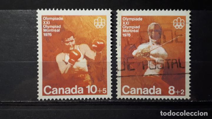 Sellos: CANAD&Aacute;. A&Ntilde;0 1975 &deg;. Yvert 576/7 - Foto 1